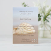 ビーチ シェル ハート レセプション 招待状 (スタンド正面)