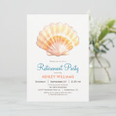 ビーチ シェル 引退パーティー 招待状 (スタンド正面)