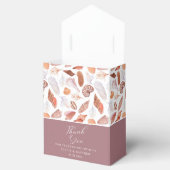 ビーチ シェル 水彩 コーストスタイル おしゃれ ウェディング フェイバーボックス (オープン)