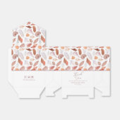 ビーチ シェル 水彩 コーストスタイル おしゃれ ウェディング フェイバーボックス (折り畳みなし)