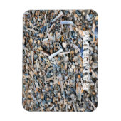 ビーチ、シェル、流木、バートラム島はがき マグネット (縦)
