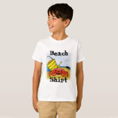 ビーチ シャツ Hanes TAGLESS® Tシャツ (正面フル)