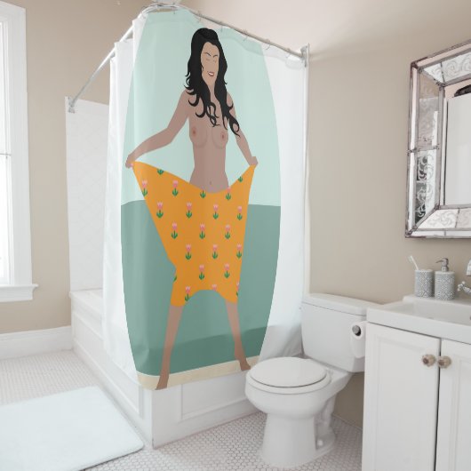 ビーチ シャワーカーテン (インサイチュ)