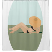 ビーチ シャワーカーテン (正面)
