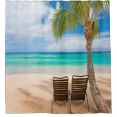 ビーチ シャワーカーテン (正面)