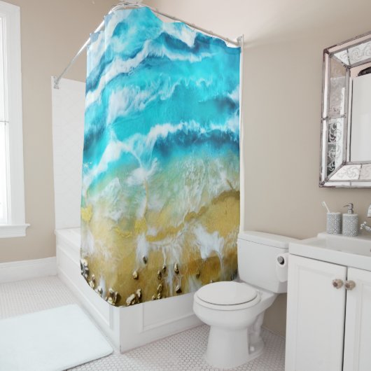ビーチ シャワーカーテン (インサイチュ)