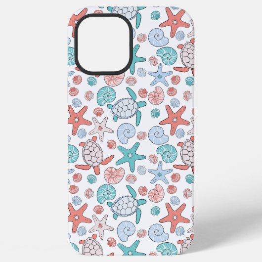 ビーチ シャワー カーテン iPhoneケース (裏面)