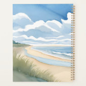 ビーチ ショア ウォーク | 海岸 海 水彩画 プランナー手帳 (裏面)