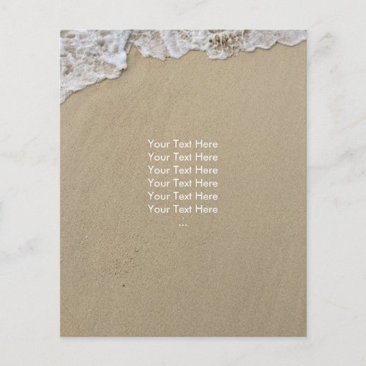 ビーチ&シーウォーターフライヤー チラシ (正面)