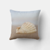 ビーチ、シーシェル、プルメリア クッション (裏面)