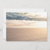 ビーチ、シーシェル、ワインの廃棄パーティー 招待状 (裏面)