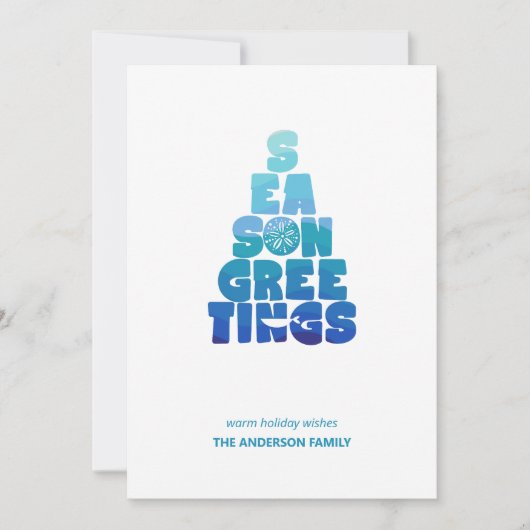 ビーチ・シーズン到来!ご挨 シーズンカード (正面)