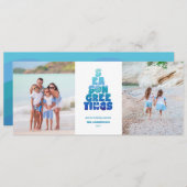 ビーチ・シーズン到来！ご挨 シーズンカード (正面/裏面)