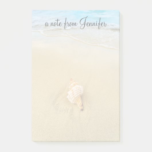 ビーチ|ジャマイカの貝 ポストイット (正面)