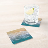 ビーチ スクエアペーパーコースター (インサイチュ)