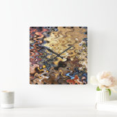 ビーチ スクエア壁時計 (ホーム)