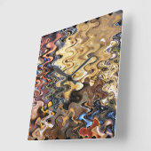 ビーチ スクエア壁時計 (傾斜)