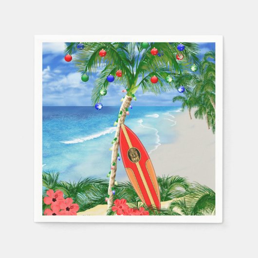 ビーチ スタンダードカクテルナプキン (正面)