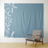 ビーチ スターフィッシュ エレガント ダスティーブル サマー バックドロップ タペストリー (インサイチュ(横))