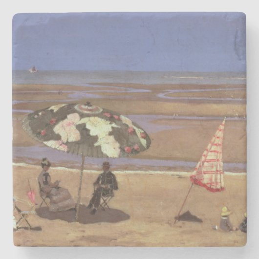 ビーチ ストーンコースター (正面)