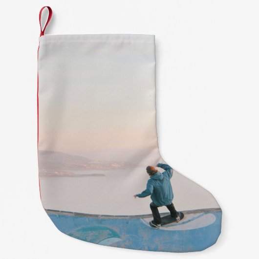 ビーチ スモールクリスマスストッキング (正面)