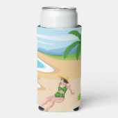 ビーチ スリム缶クーラー (Seltzer正面)