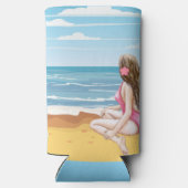 ビーチ スリム缶クーラー (裏面)