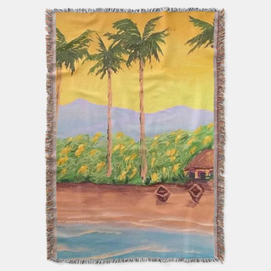 ビーチ スローブランケット (正面縦)