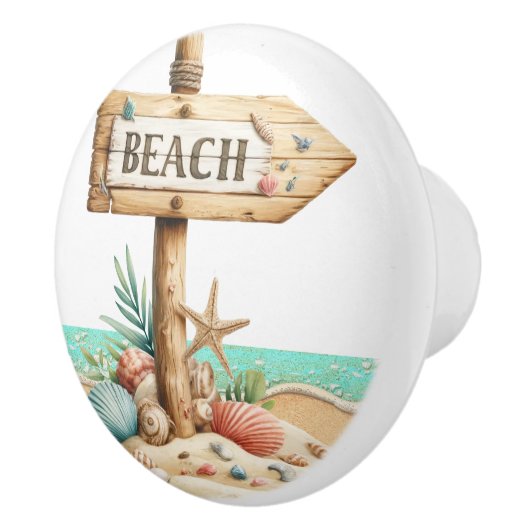 ビーチ セラミックノブ (右)