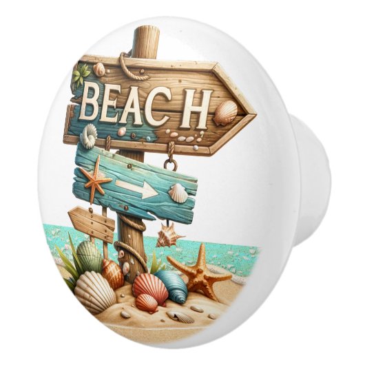 ビーチ セラミックノブ (右)