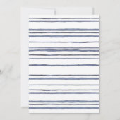 ビーチ・セーブ・ザ・デート・ウォーターカラー・カード 招待状 (裏面)