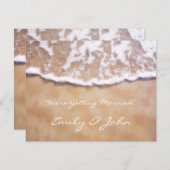 ビーチ・セーブ・ザ・デート セーブザデート (正面/裏面)