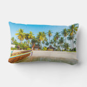 ビーチ|タイの行楽地のバンガロー ランバークッション (裏面)