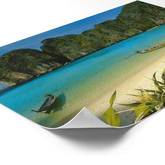 「ビーチ」タイ ポスター (角)