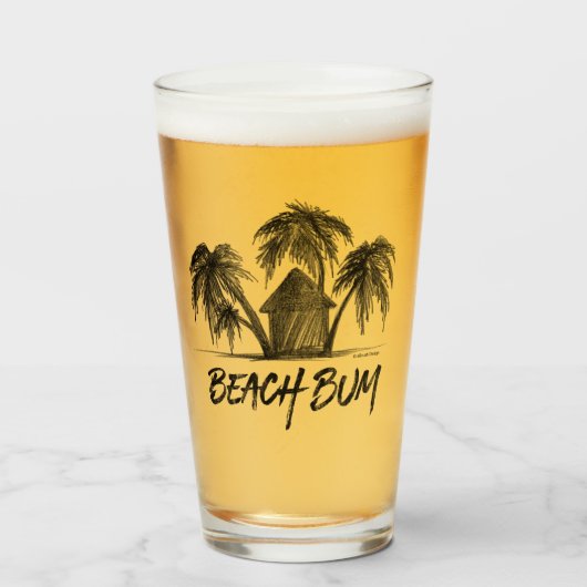 ビーチ タンブラーグラス (ドリンク正面)