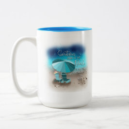 ビーチ ツートーンマグカップ