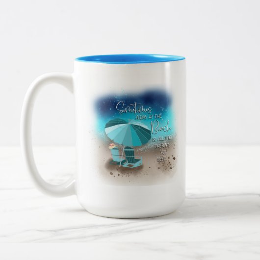 ビーチ ツートーンマグカップ (左)