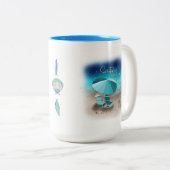 ビーチ ツートーンマグカップ (正面右)