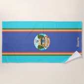 ビーチ ティキ バー クラシック ビーチタオル (正面)