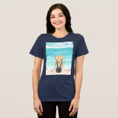 ビーチ トライブレンドＴシャツ (正面全面)