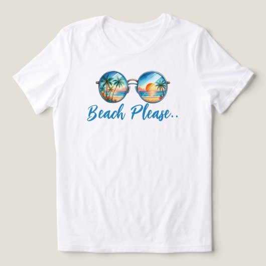 ビーチ トライブレンドTシャツ (デザイン正面)