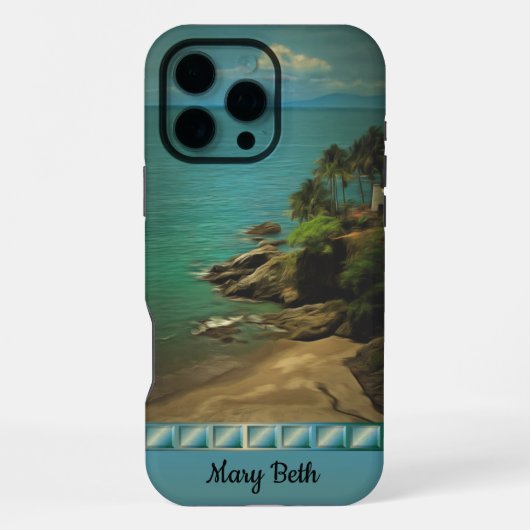 ビーチ ドリーム 0026 iPhoneケース (裏面)