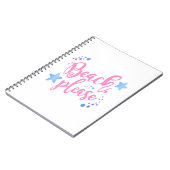 ビーチ ノートブック (左側)