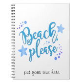 ビーチ ノートブック (正面)