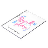 ビーチ ノートブック (左側)