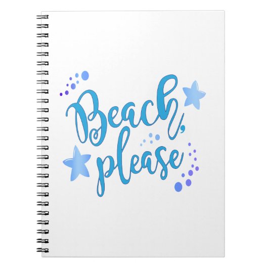 ビーチ ノートブック (正面)