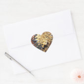 ビーチ ハートシール (封筒)