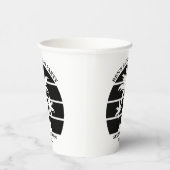 ビーチ バチェラーパーティー アイランドウェディング オーダーメイド 紙コップ (右)