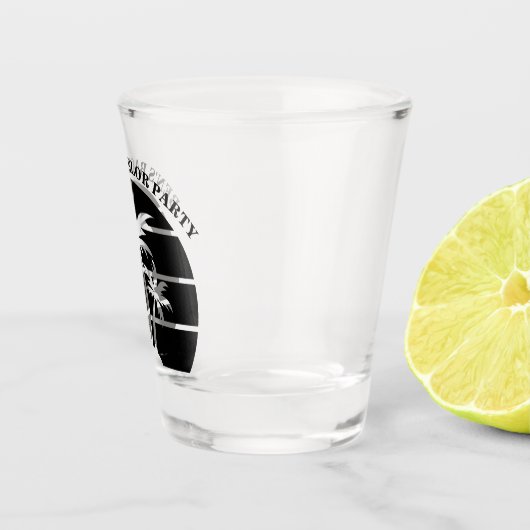 ビーチ バチェラーパーティー アイランドウェディング グルームズメン ショットグラス (右)