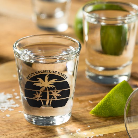 ビーチ バチェラーパーティー アイランドウェディング グルームズメン ショットグラス